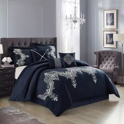 Stratford Park Vania 7pc Midweight Comforter Set