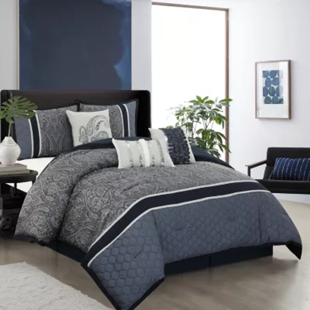 Stratford Park Gustave 7pc Midweight Comforter Set