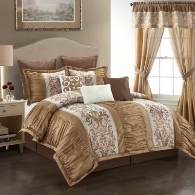 Stratford Park Lucinda 9pc. Midweight Comforter Set