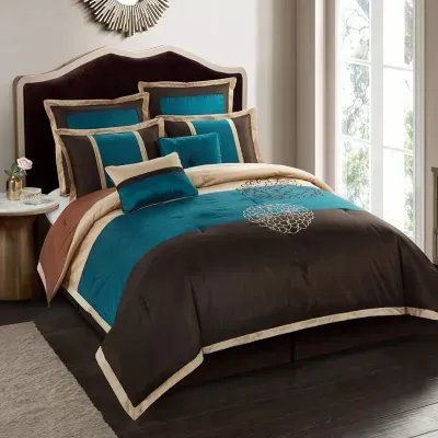 Stratford Park Amber 8-pc. Midweight Comforter Set