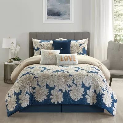 Stratford Park Myles 7pc Midweight Comforter Set