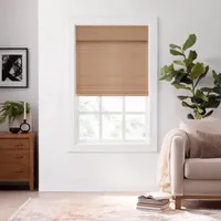 Eclipse Bamboo Cordless Light-Filtering Roman Shade