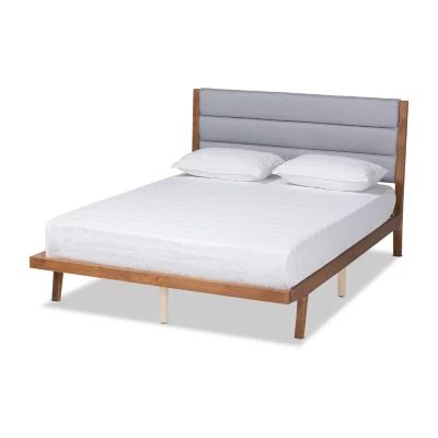 Jarlan Upholstered Rectangle Bed