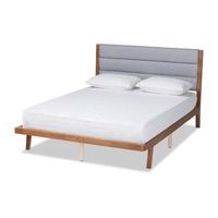 Jarlan Upholstered Rectangle Bed