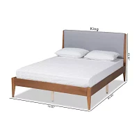 Lenora Upholstered Rectangle Bed