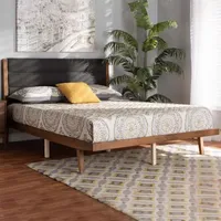 Jarlan Upholstered Rectangle Bed