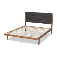 Jarlan Upholstered Rectangle Bed