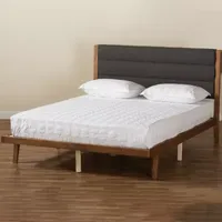 Jarlan Upholstered Rectangle Bed