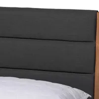 Jarlan Upholstered Rectangle Bed