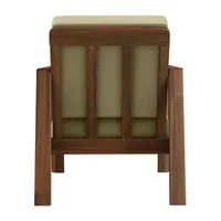 Columbus Exposed Wood Frame Armchair