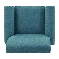 Jean Tweed Nailhead Trim Armchair