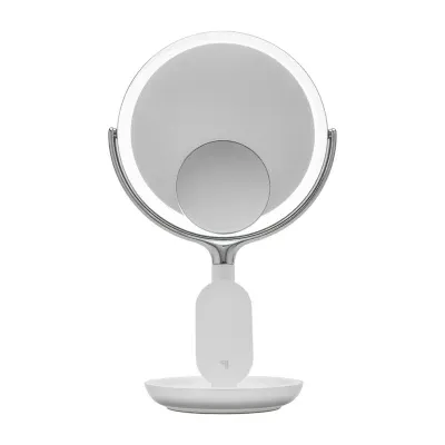 Sharper Image SpaStudio Vanity 8-Inch Mirror With Qi Wireless Charging