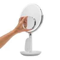 Sharper Image SpaStudio Vanity 8-Inch Mirror With Qi Wireless Charging