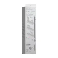 Sharper Image SpaStudio Hook Modular Hanging Shower Caddy Adjustable 3 Tier Design with Customizable Fit and Storage