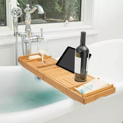 Home Expressions Bamboo Bathtub Caddy