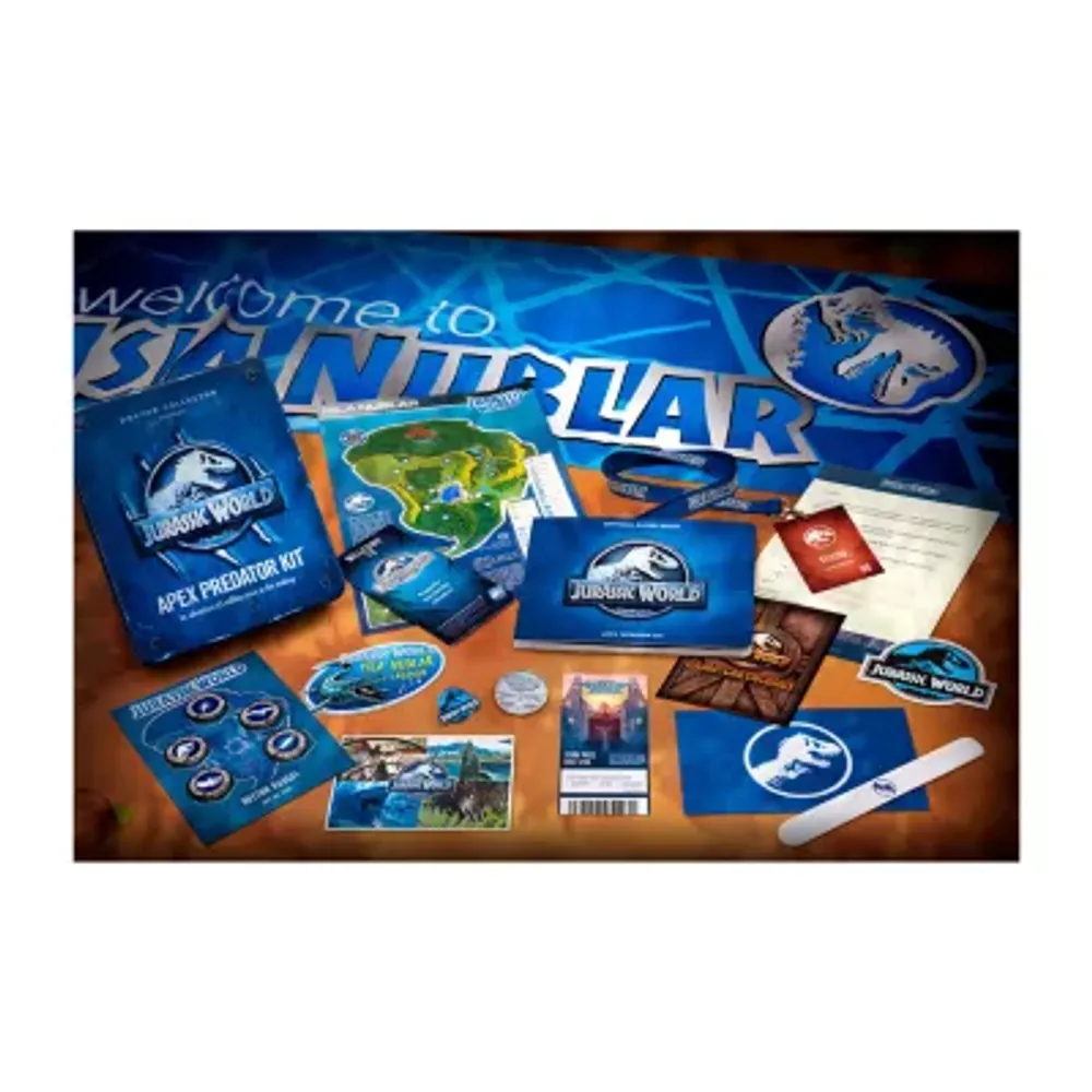 Doctor Collector Jurassic World: Apex Predator Kit - Collectible Tin Kit 16-pc. Memorabilia