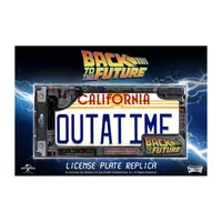 Doctor Collector Collectable Outatime Back To The Future License Plate Replica Memorabilia