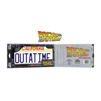 Doctor Collector Collectable Outatime Back To The Future License Plate Replica Memorabilia