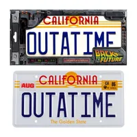 Doctor Collector Collectable Outatime Back To The Future License Plate Replica Memorabilia