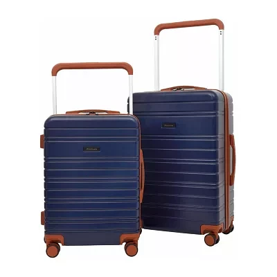 Travelers Club Atlas 2-pc. Hardside with Extra-wide Telescopic Handle Luggage Set