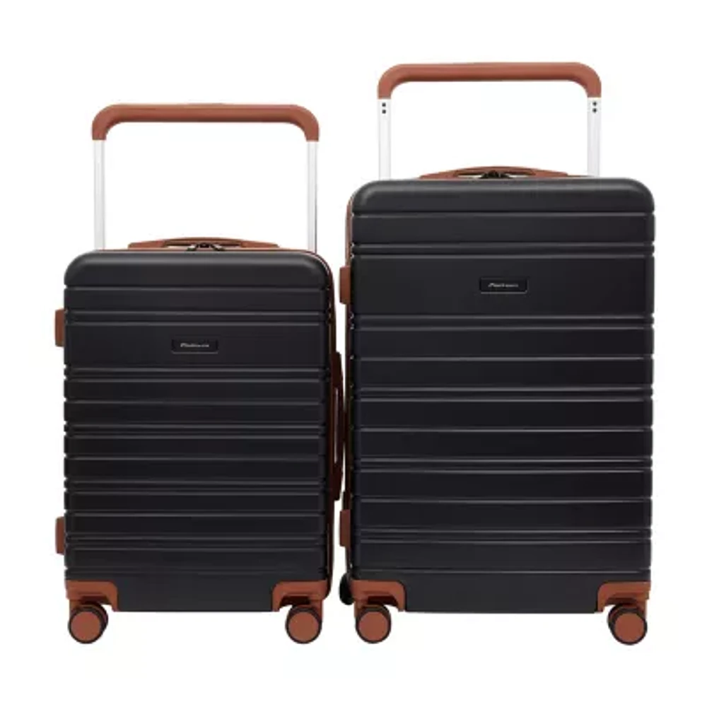 Travelers Club Atlas 2-pc. Hardside with Extra-wide Telescopic Handle Luggage Set