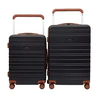Travelers Club Atlas 2-pc. Hardside with Extra-wide Telescopic Handle Luggage Set