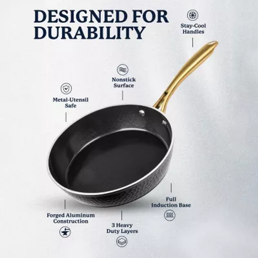 Granitestone Charleston Collection Hammered 15-pc. Non-Stick Cookware Set