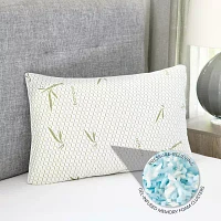 Bodipedic Home Memory Foam Cluster Pillow With Rayon Cover