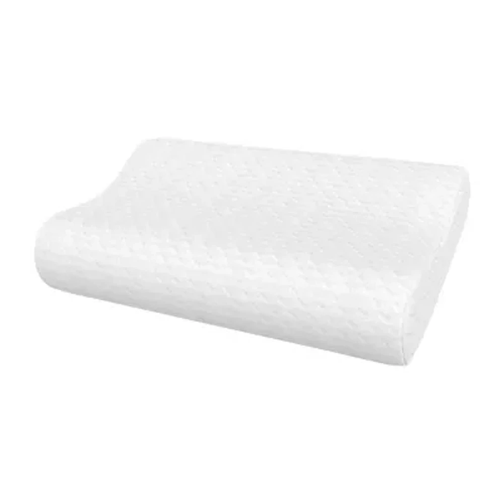 Bodipedic Home Gel Support Contour Memory Foam Bed Pillow