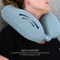 Bodipedic Home U-Neck Support Memory Foam Accessory Pillow