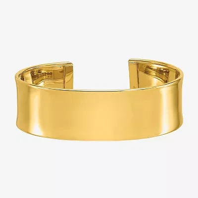 Made in Italy Womens 18K Gold 18K Gold Cuff Bracelet