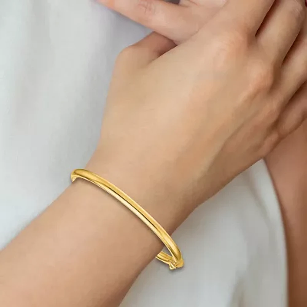 Made in Italy 18K Gold Bangle Bracelet