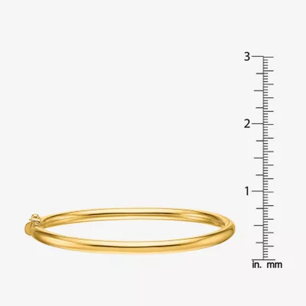 Made in Italy 18K Gold Bangle Bracelet