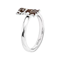 Personally Stackable Sterling Silver Dog Ring