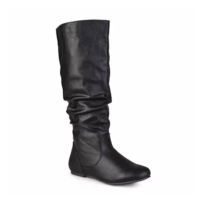 Journee Collection Womens Jayne Extra Wide Calf Riding Boots