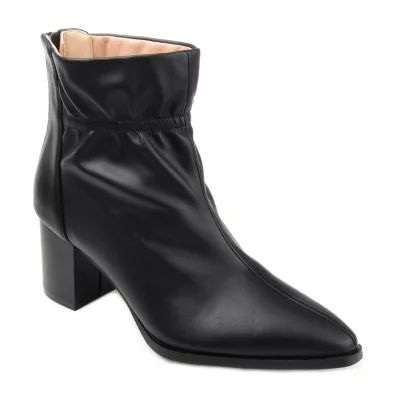 Journee Collection Womens Heddy Stacked Heel Booties