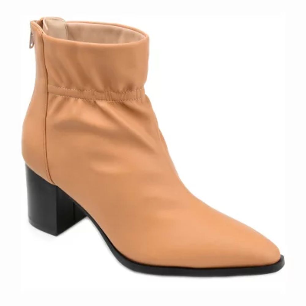 Journee Collection Womens Heddy Stacked Heel Booties