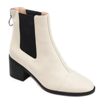 Journee Collection Womens Nigella Stacked Heel Booties