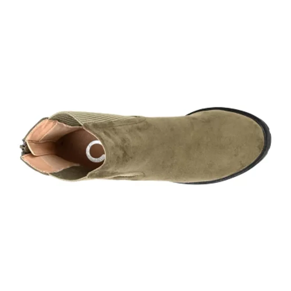 Journee Collection Womens Jentry Stacked Heel Booties