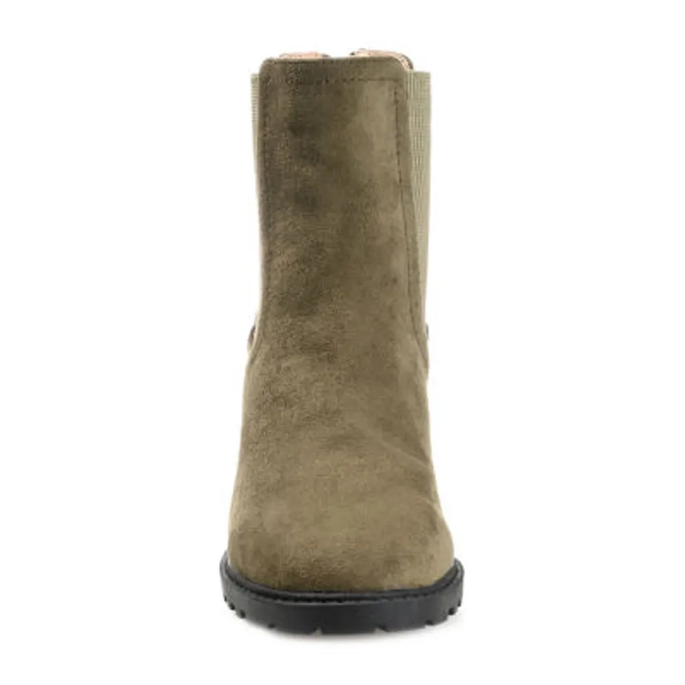 Journee Collection Womens Jentry Stacked Heel Booties