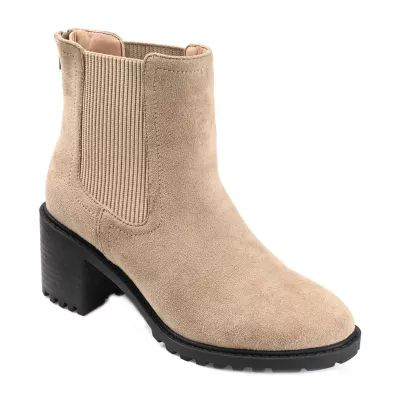 Journee Collection Womens Jentry Stacked Heel Booties