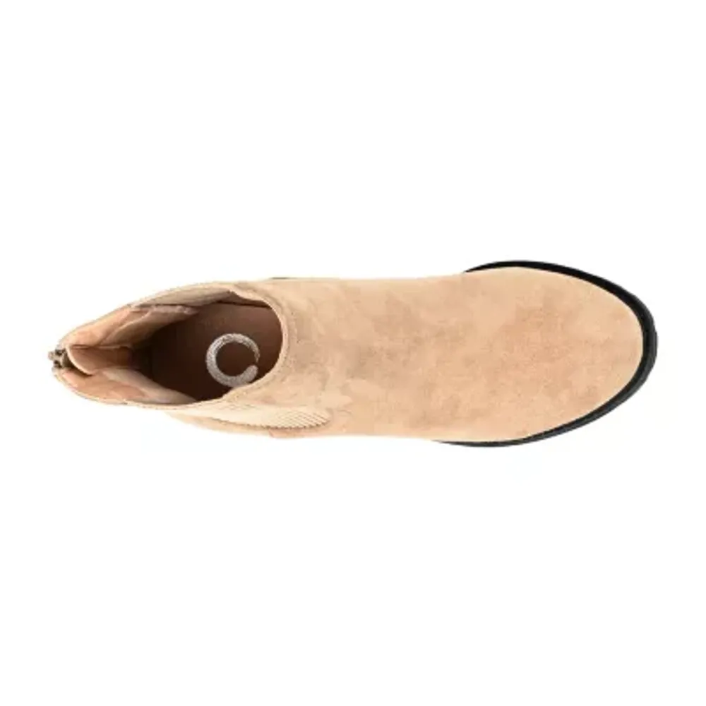 Journee Collection Womens Jentry Stacked Heel Booties