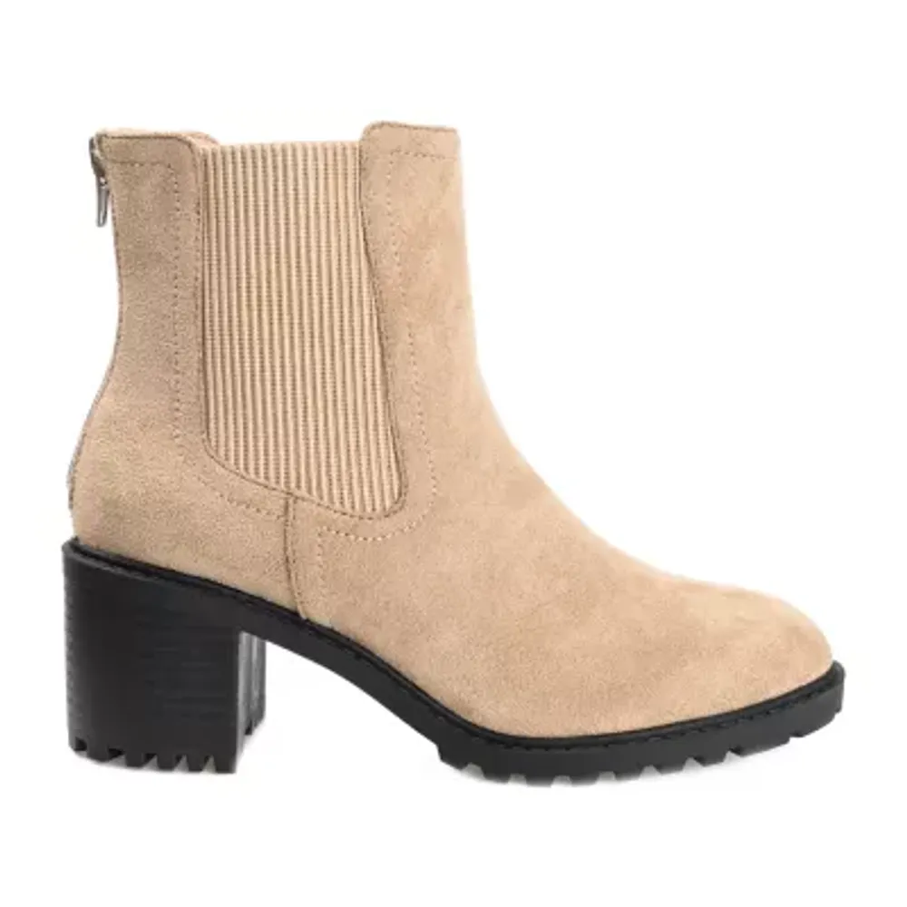 Journee Collection Womens Jentry Stacked Heel Booties