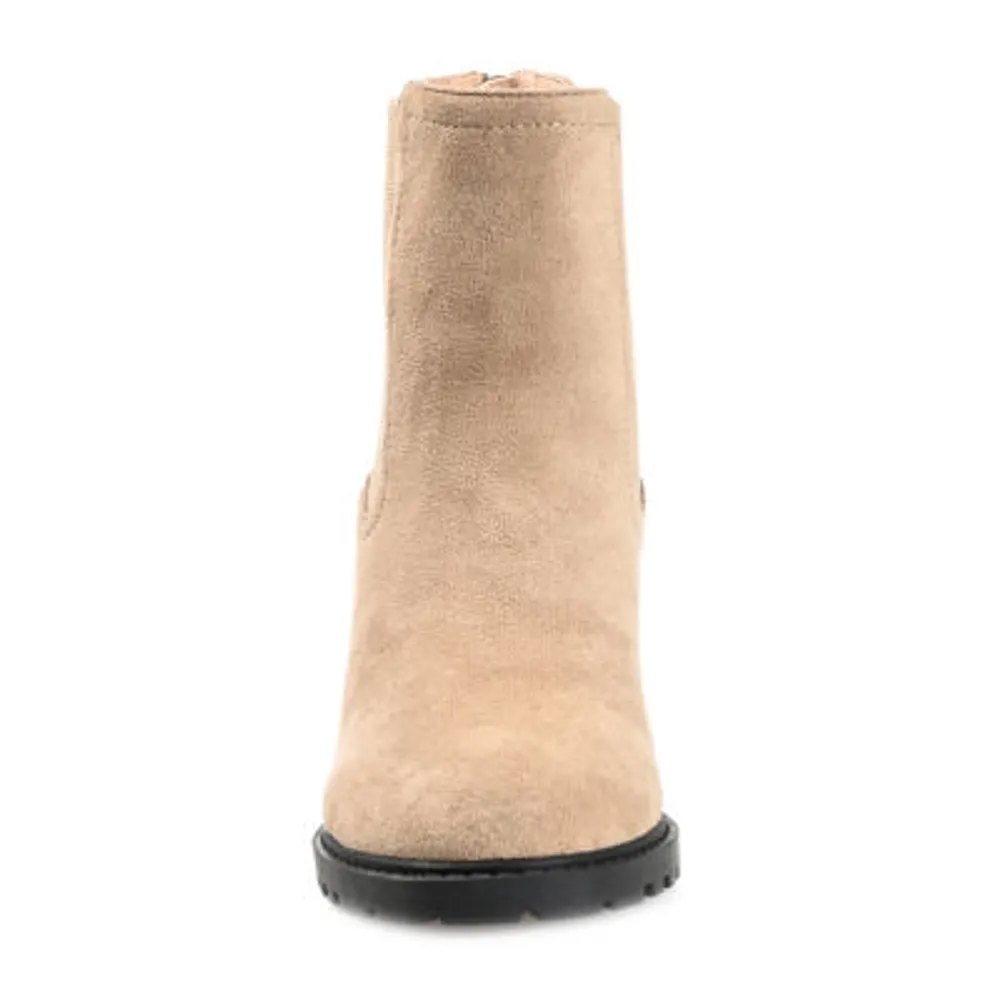 Journee Collection Womens Jentry Stacked Heel Booties