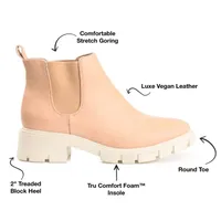 Journee Collection Womens Rorke Block Heel Booties