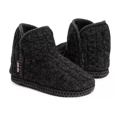 Muk Luks Leigh Womens Bootie Slippers