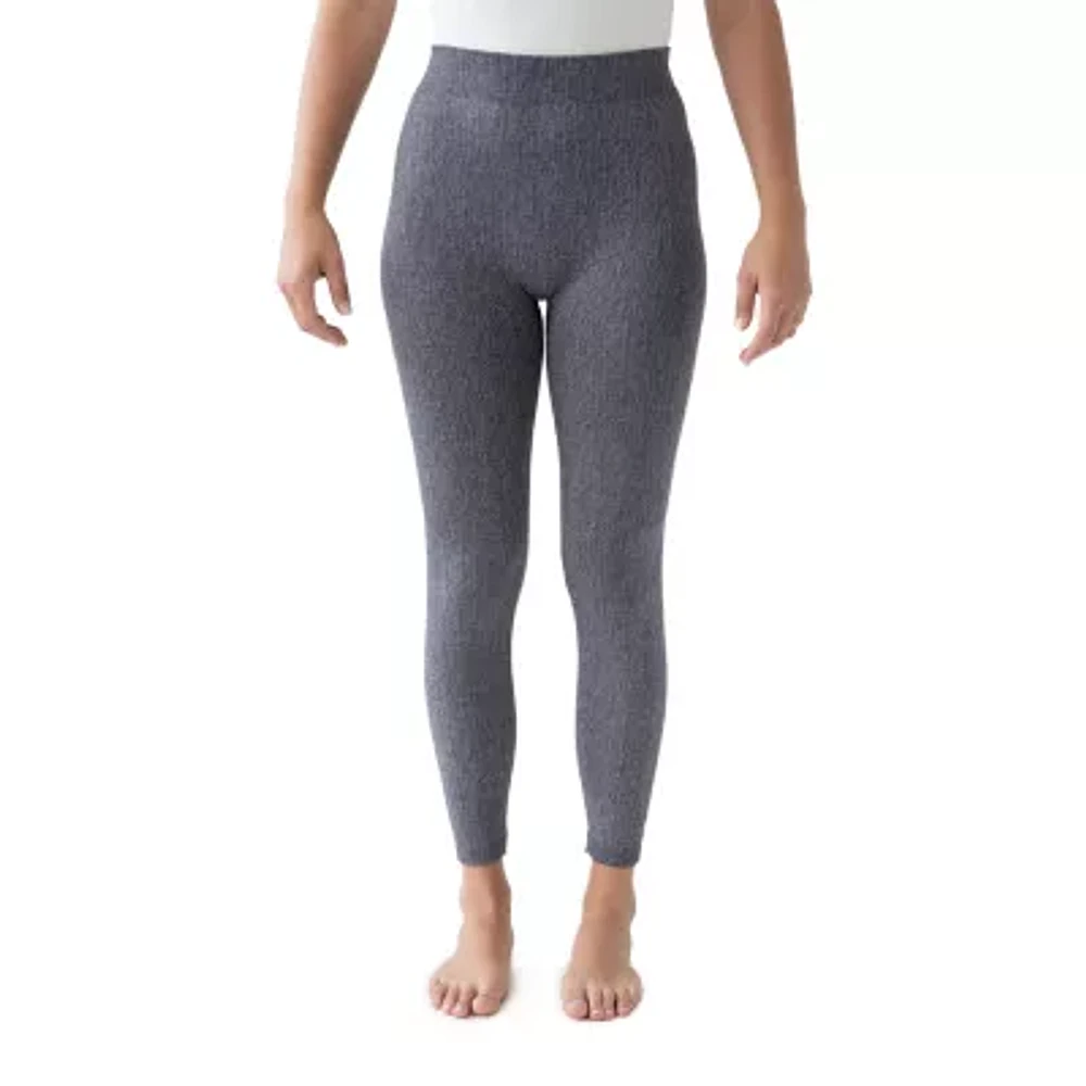 Muk Luks Faux Denim Womens 23" Full Length Leggings