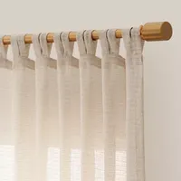 Mercantile Willow Light-Filtering Tab Top Single Curtain Panel