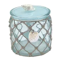 Avanti Seaglass Hand Painted Bathroom Canister