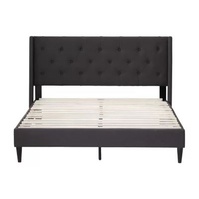 Dream Collection by Lucid® Witten Winged Upholstered Platform Bed